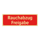 Rauchabzug Freigabe
