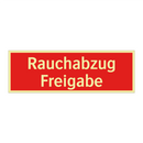 Rauchabzug Freigabe