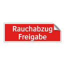 Rauchabzug Freigabe