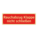 Rauchabzug Klappe nicht schließen