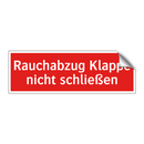 Rauchabzug Klappe nicht schließen