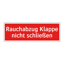 Rauchabzug Klappe nicht schließen