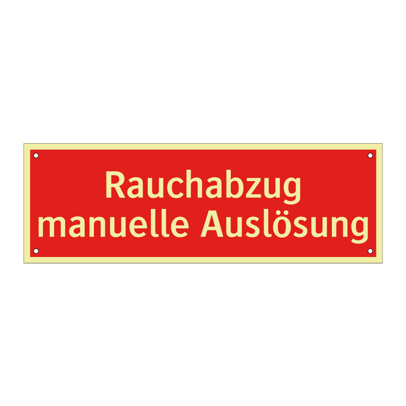 Rauchabzug manuelle Auslösung