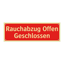 Rauchabzug Offen Geschlossen
