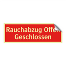 Rauchabzug Offen Geschlossen