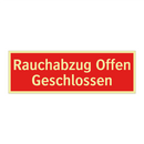Rauchabzug Offen Geschlossen