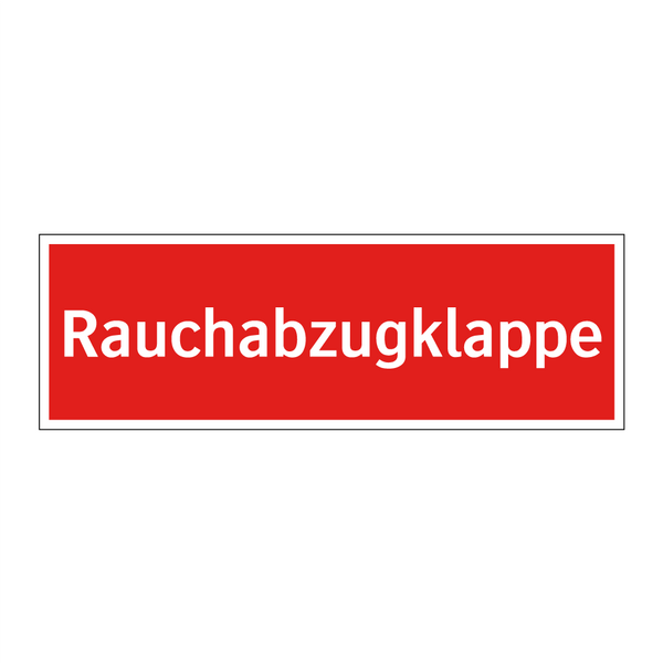 Rauchabzugklappe