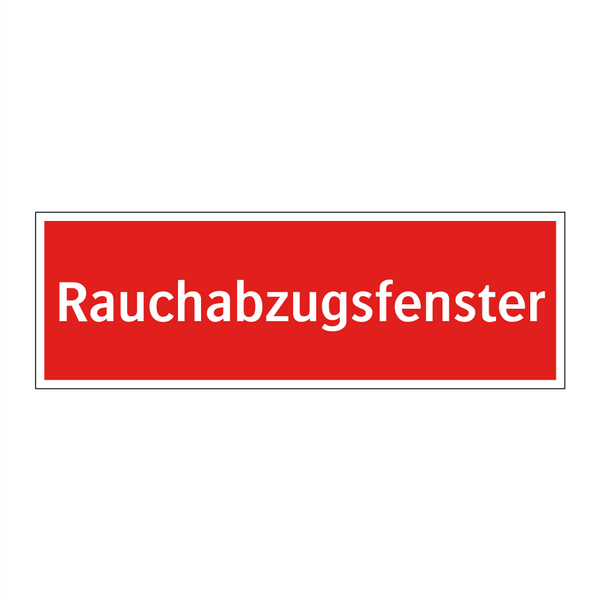 Rauchabzugsfenster