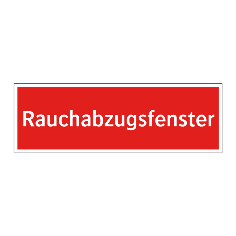 Rauchabzugsfenster