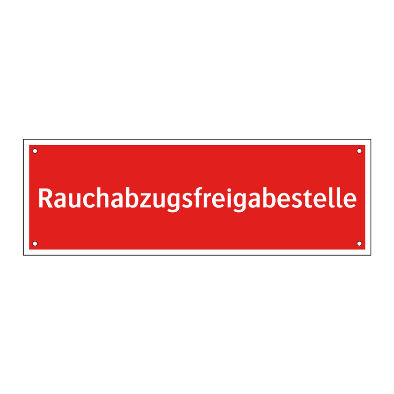 Rauchabzugsfreigabestelle