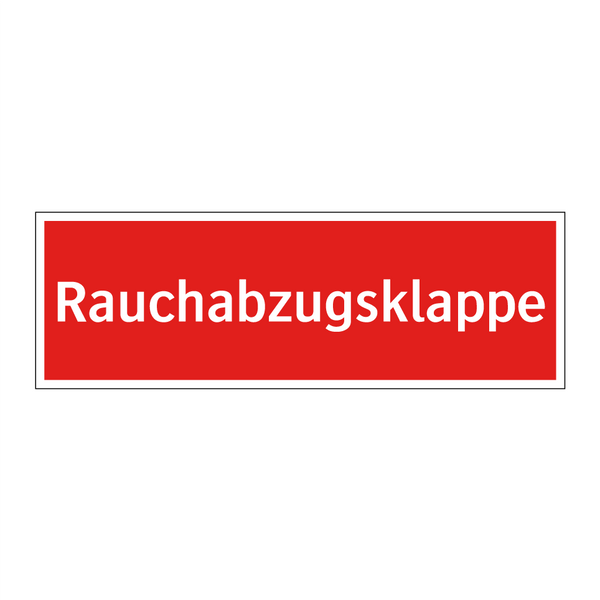 Rauchabzugsklappe