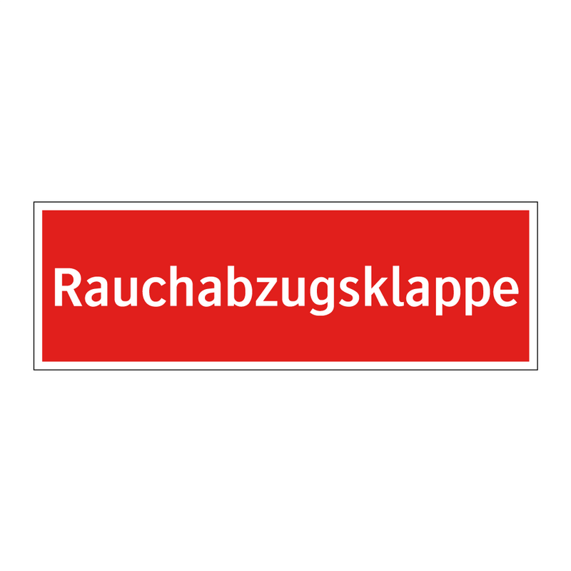 Rauchabzugsklappe