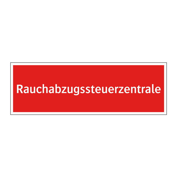 Rauchabzugssteuerzentrale