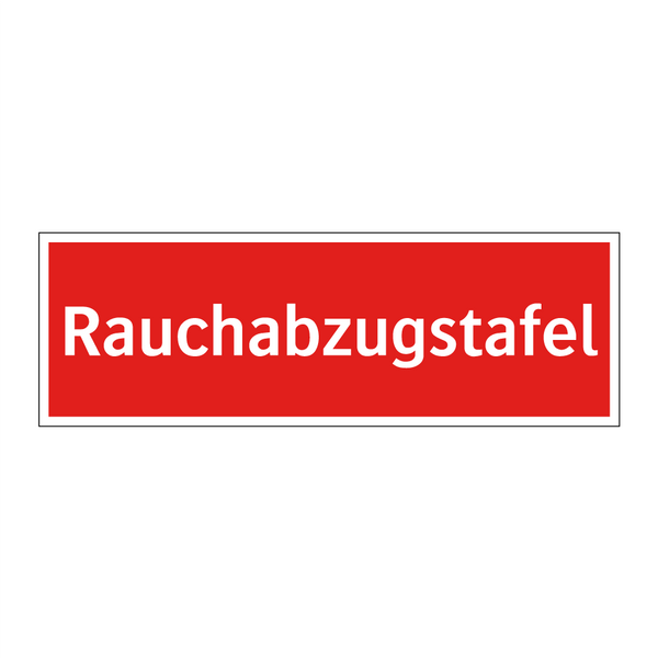 Rauchabzugstafel