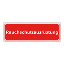 Rauchschutzausrüstung