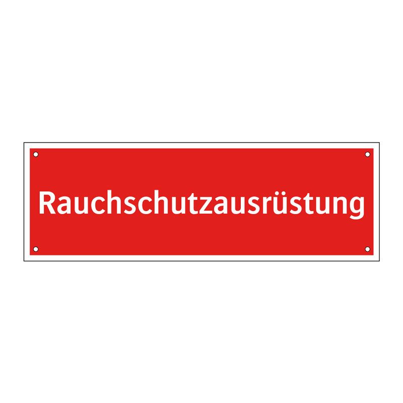 Rauchschutzausrüstung