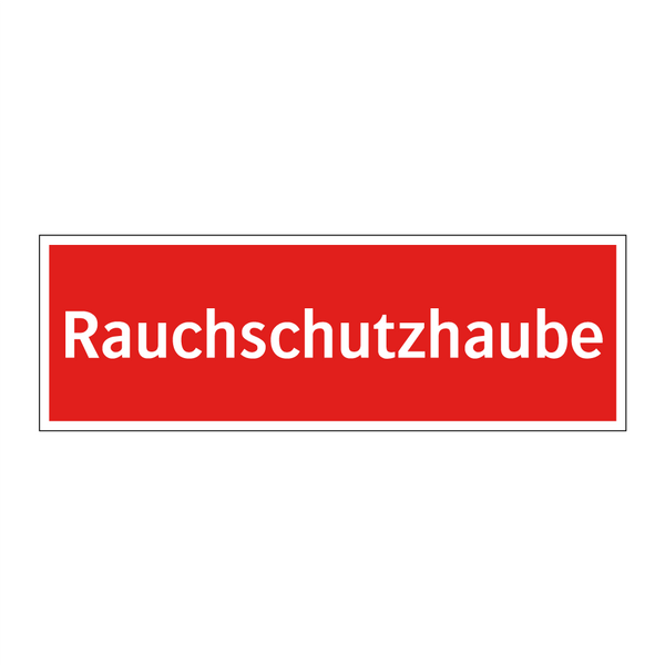 Rauchschutzhaube