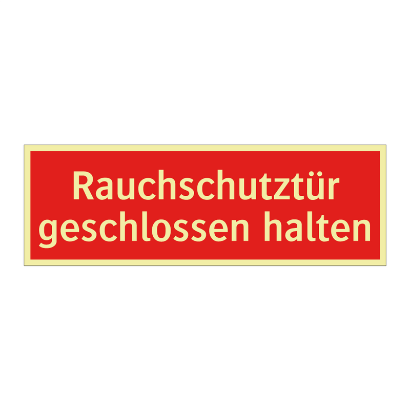 Rauchschutztür geschlossen halten