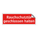 Rauchschutztür geschlossen halten