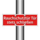 Rauchschutztür Tür stets schließen