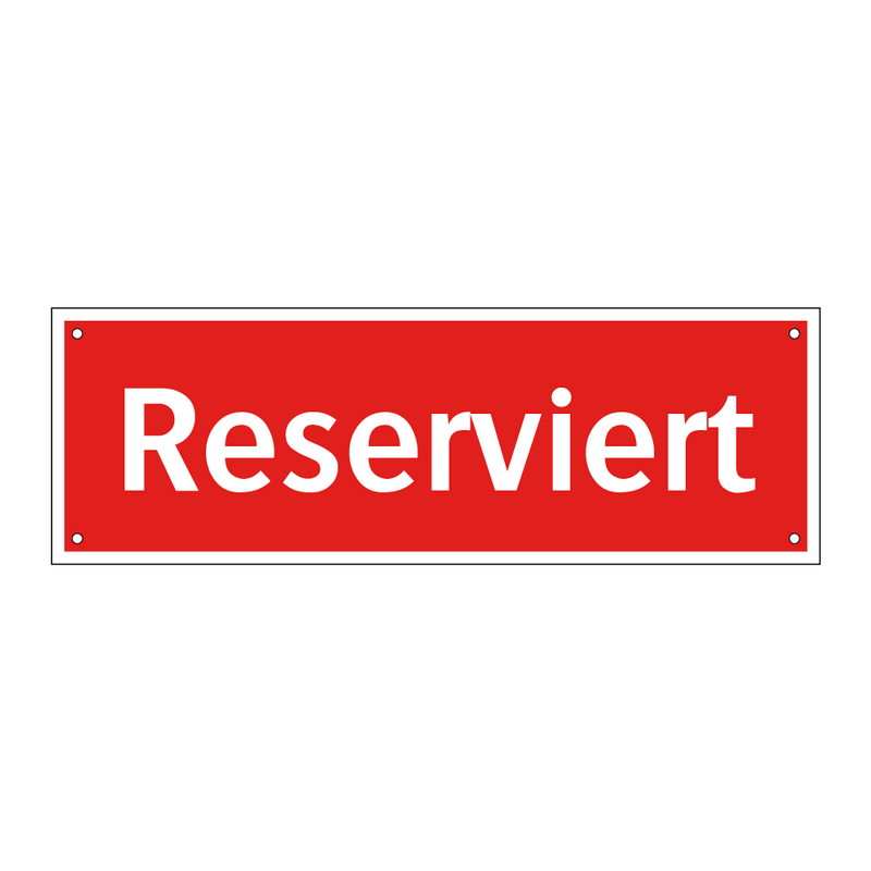Reserviert