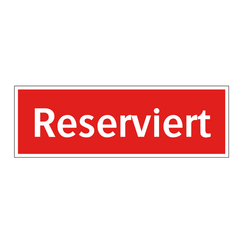 Reserviert