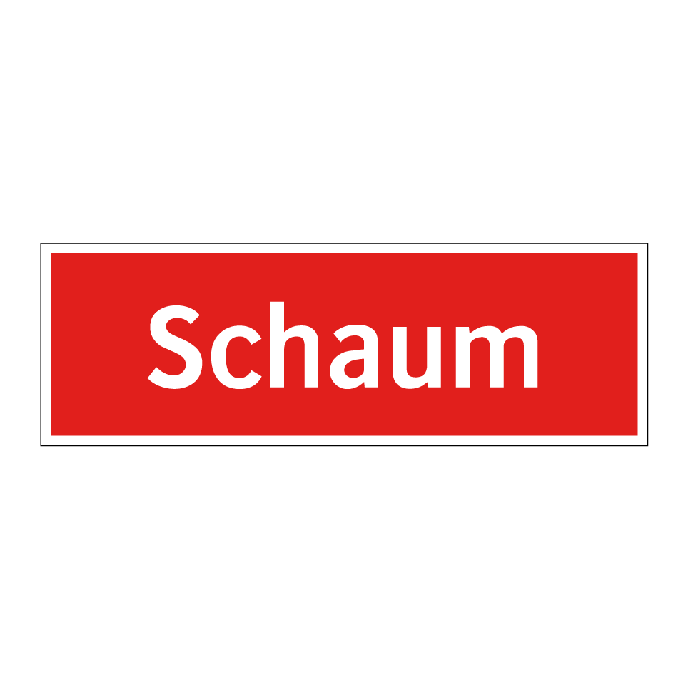 Kauf Schaum schild | SignOnline | DE-F727