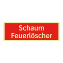 Schaum Feuerlöscher