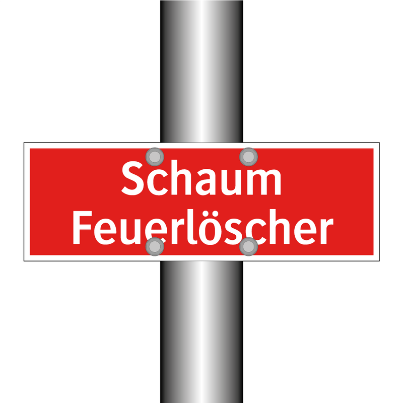 Schaum Feuerlöscher