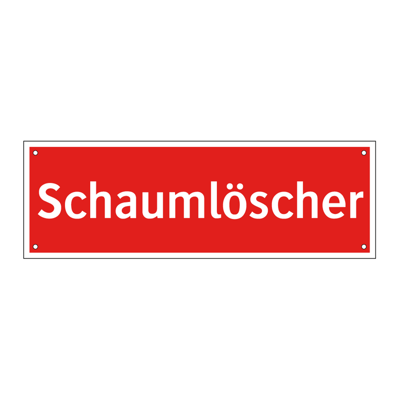 Schaumlöscher