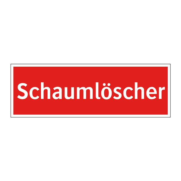 Schaumlöscher
