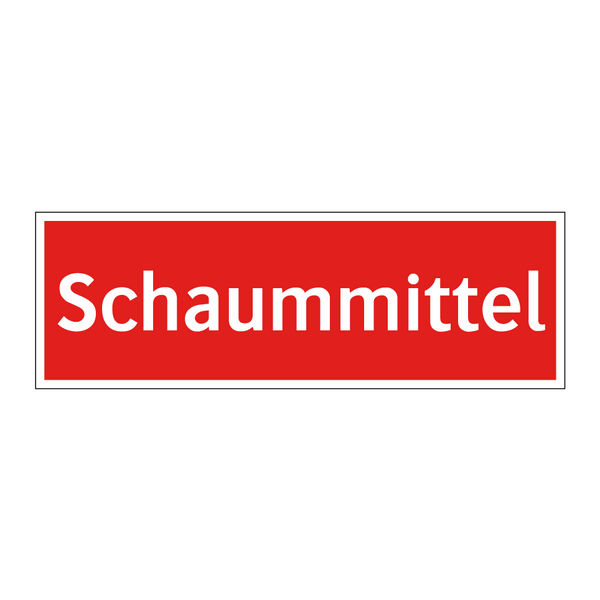 Schaummittel