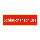 Schlauchanschluss