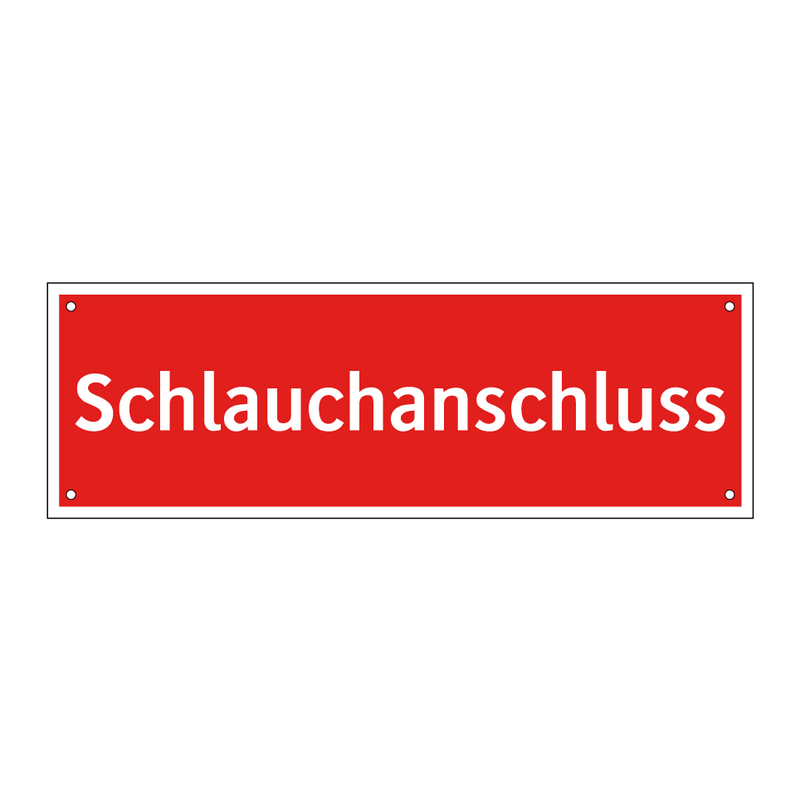 Schlauchanschluss