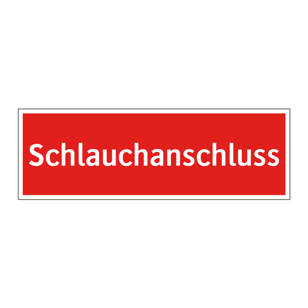 Schlauchanschluss