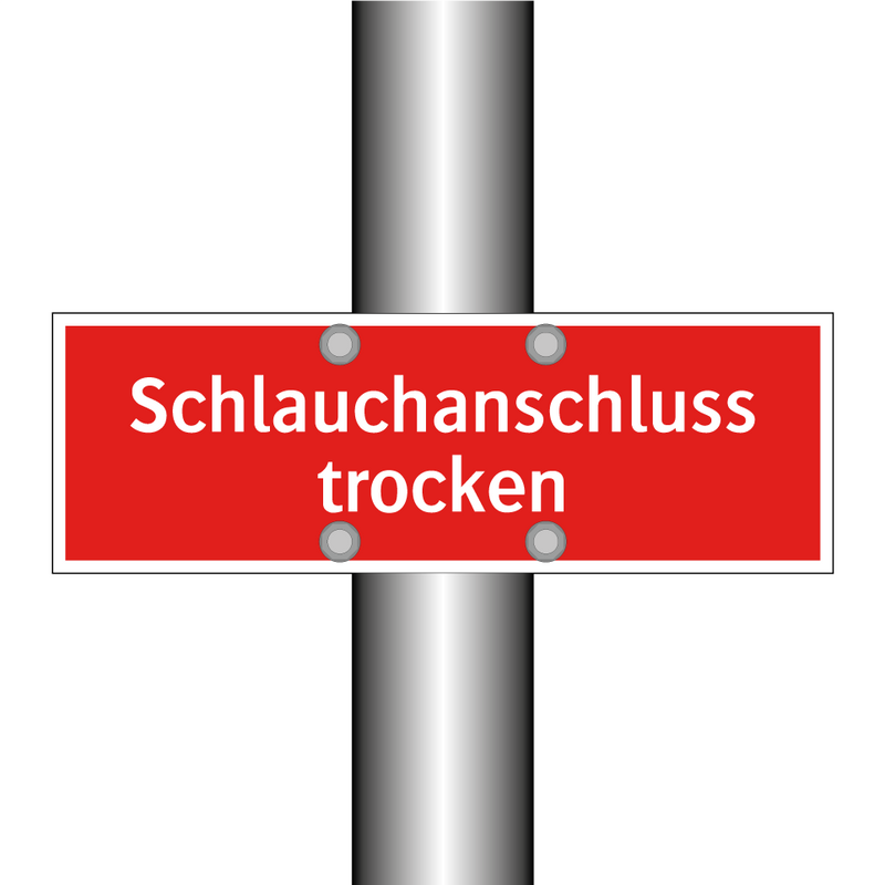 Schlauchanschluss trocken