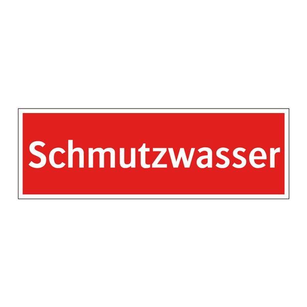 Schmutzwasser