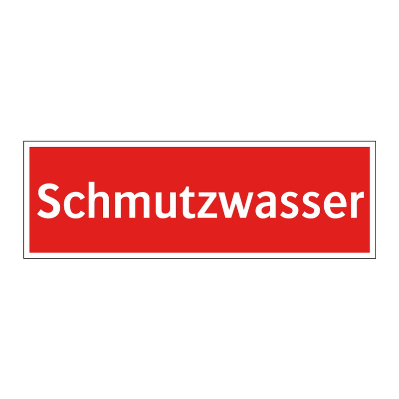 Schmutzwasser