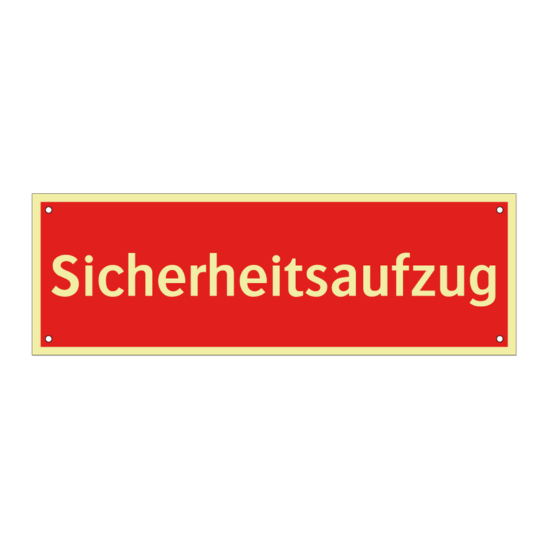 Sicherheitsaufzug