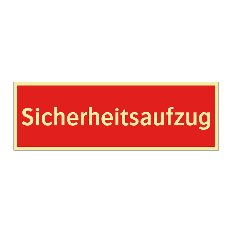 Sicherheitsaufzug