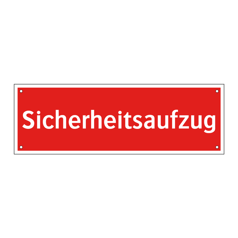 Sicherheitsaufzug