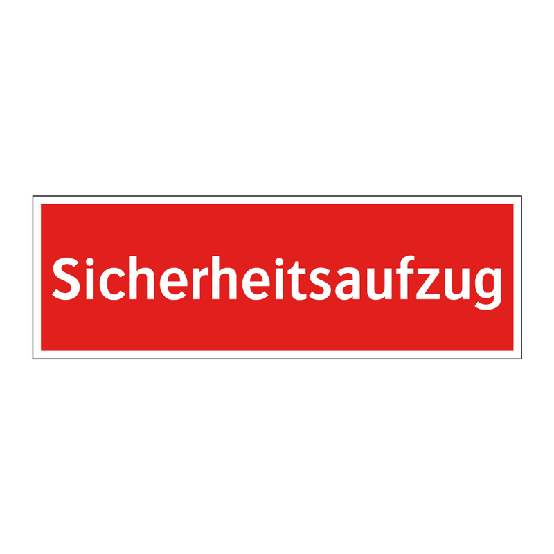 Sicherheitsaufzug