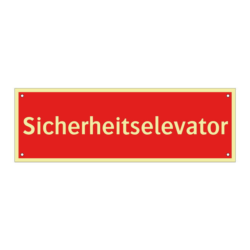 Sicherheitselevator