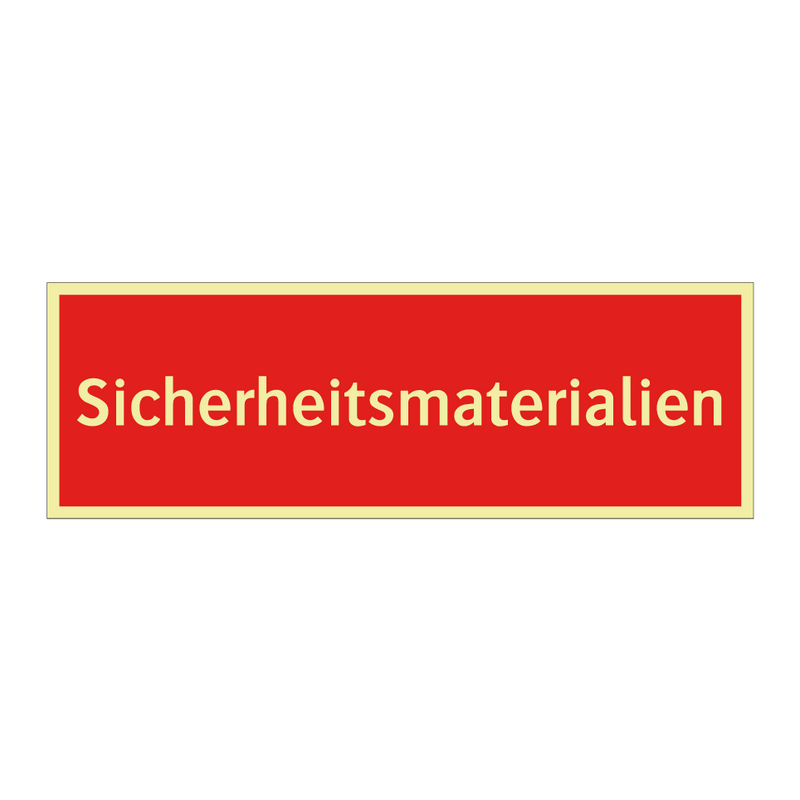 Sicherheitsmaterialien