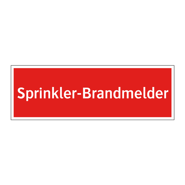 Sprinkler-Brandmelder