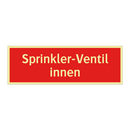 Sprinkler-Ventil innen