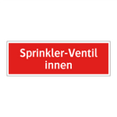 Sprinkler-Ventil innen