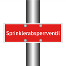 Sprinklerabsperrventil