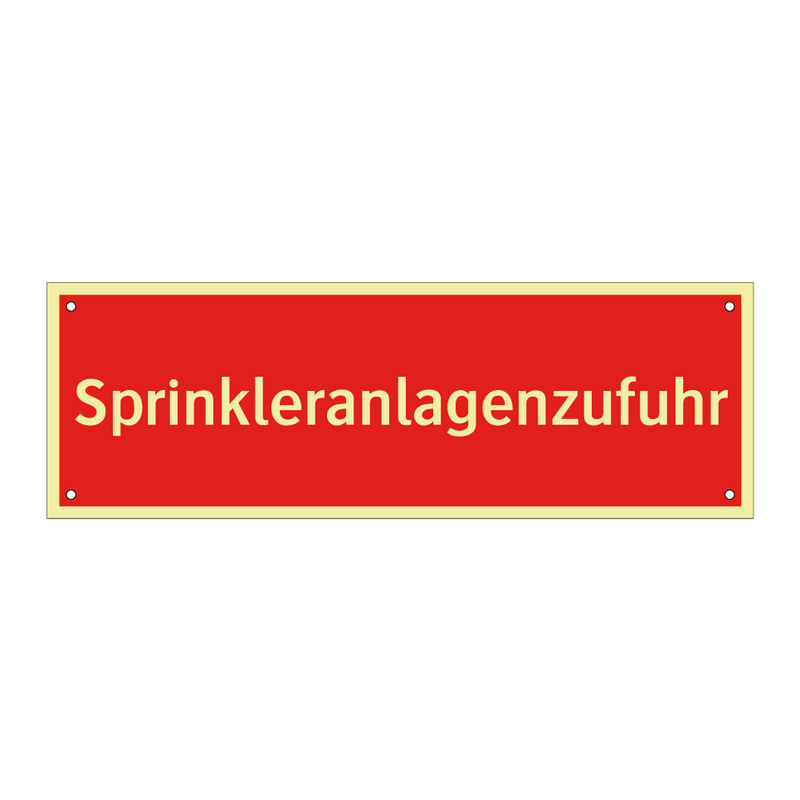 Sprinkleranlagenzufuhr
