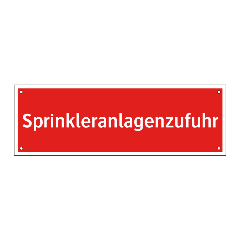 Sprinkleranlagenzufuhr